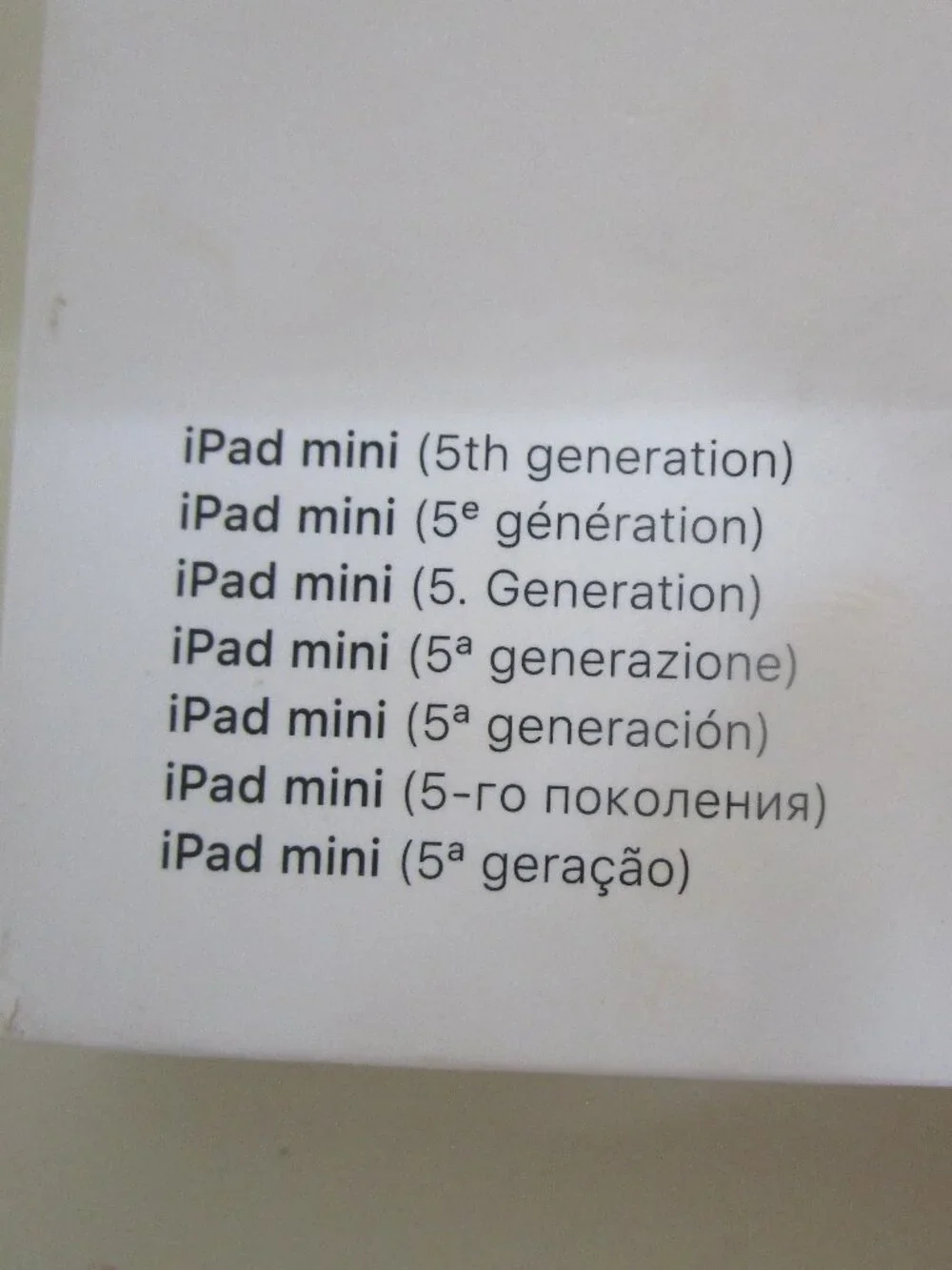New Apple Smart Cover for iPad Mini 5th Gen Black